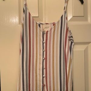 Colorful striped summer tank